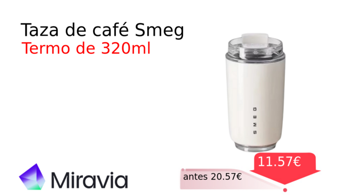Taza de café Smeg