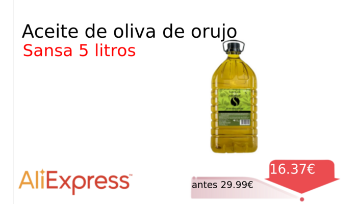 Aceite de oliva de orujo