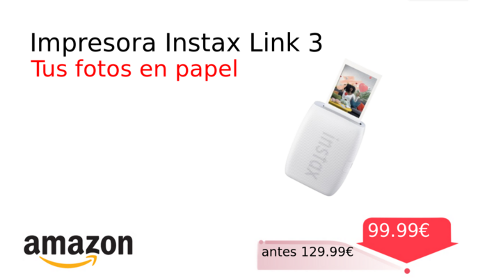 Impresora Instax Link 3