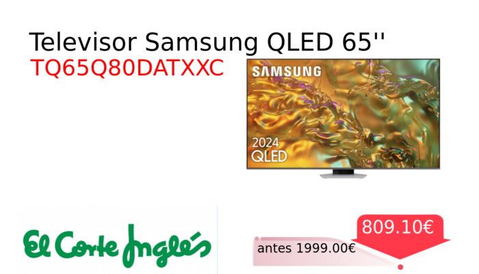 Televisor Samsung QLED 65''