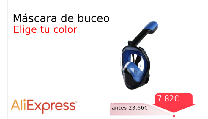 Máscara de buceo