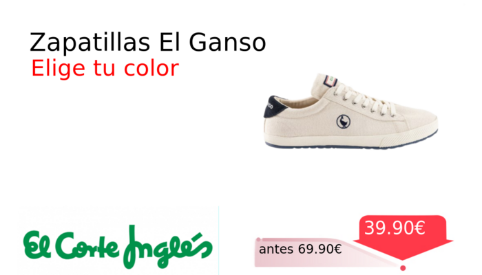 Zapatillas El Ganso