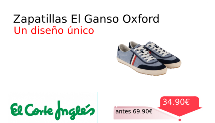 Zapatillas El Ganso Oxford