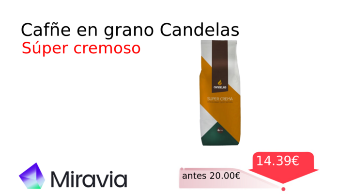Cafñe en grano Candelas