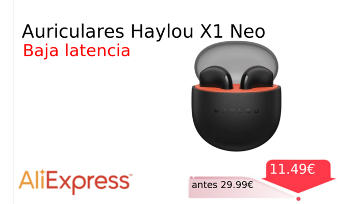 Auriculares Haylou X1 Neo