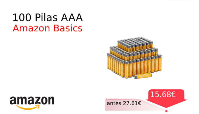 100 Pilas AAA