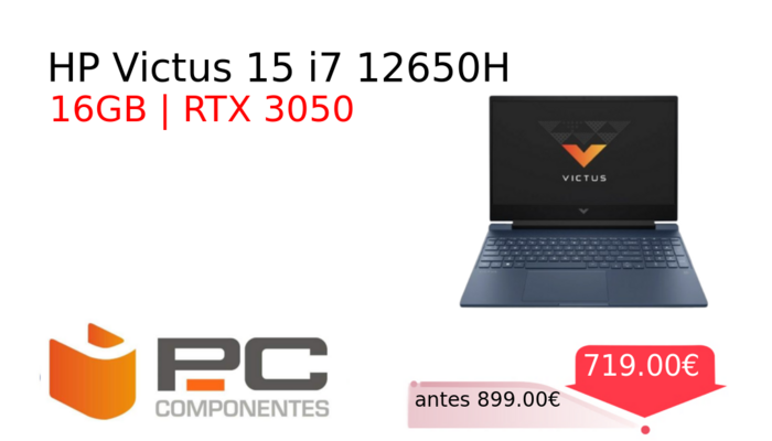 HP Victus 15 i7 12650H