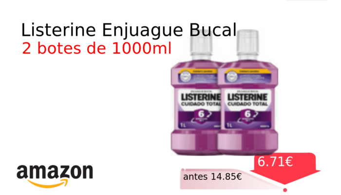 Listerine Enjuague Bucal
