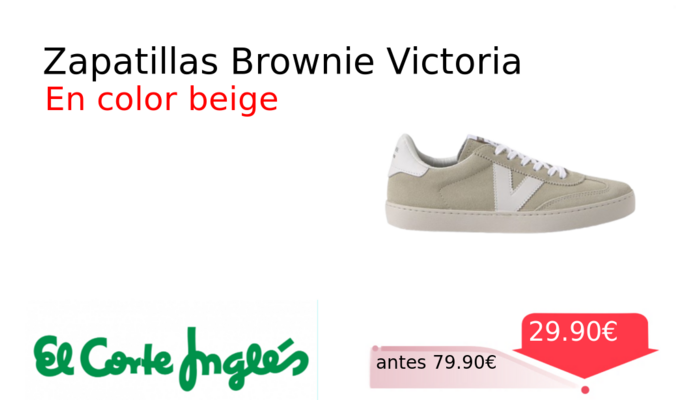 Zapatillas Brownie Victoria