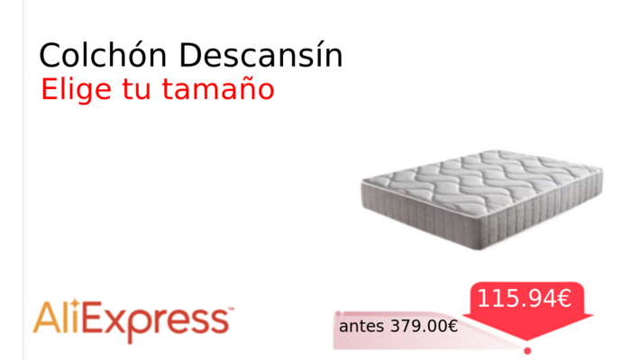 Colchón Descansín