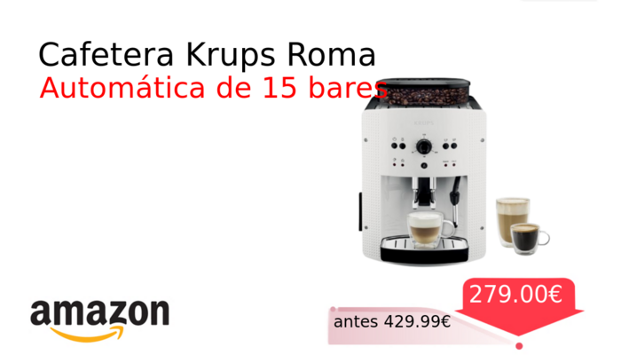 Cafetera Krups Roma