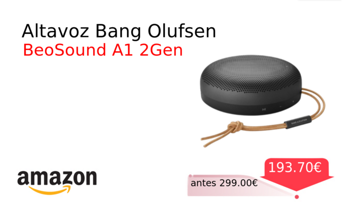 Altavoz Bang Olufsen