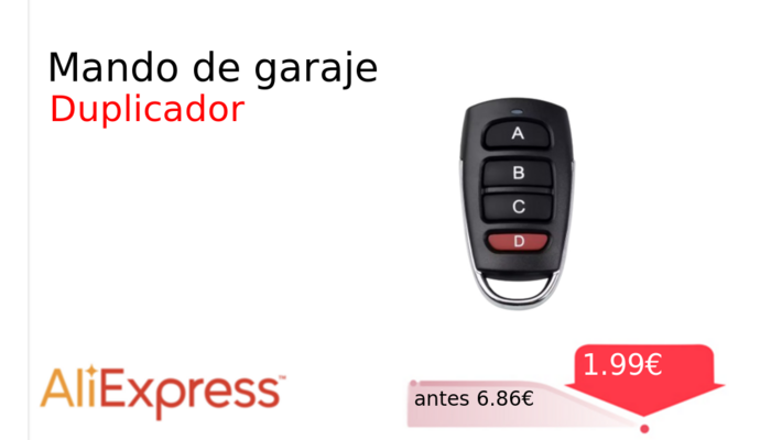 Mando de garaje