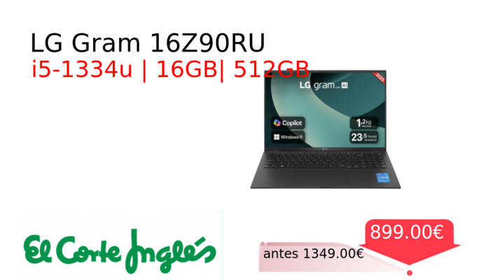 LG Gram 16Z90RU