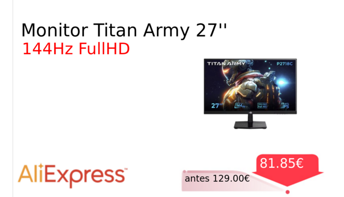Monitor Titan Army 27''