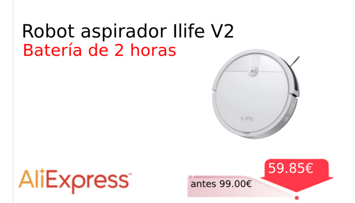 Robot aspirador Ilife V2