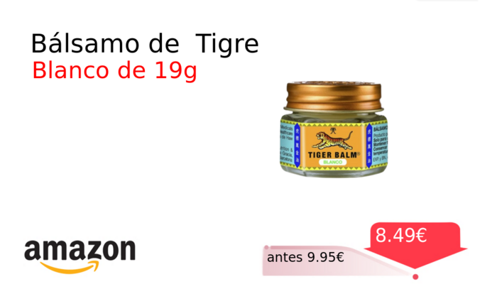 Bálsamo de  Tigre
