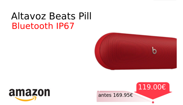 Altavoz Beats Pill