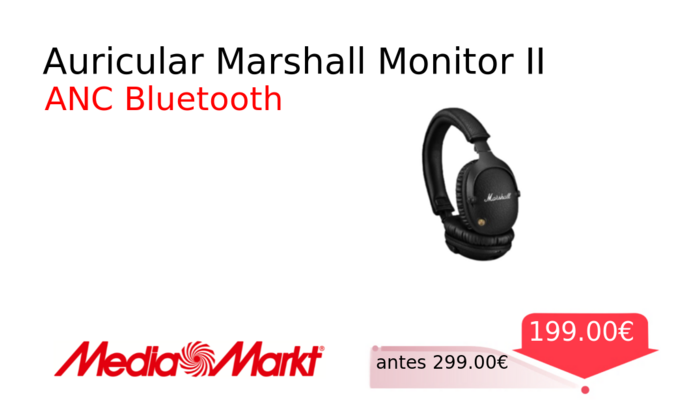 Auricular Marshall Monitor II