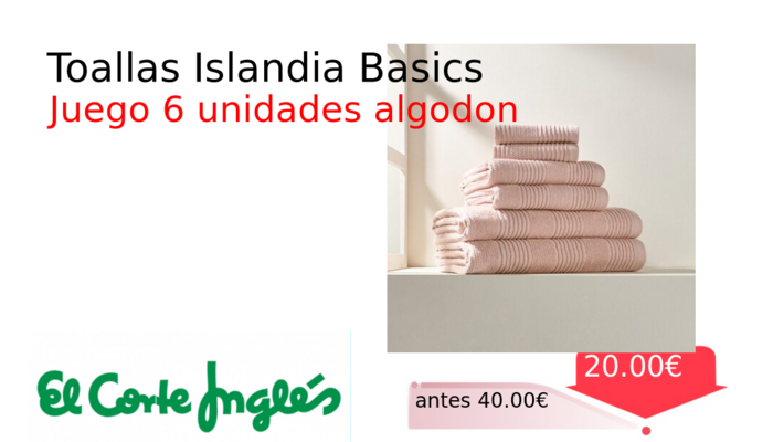 Toallas Islandia Basics