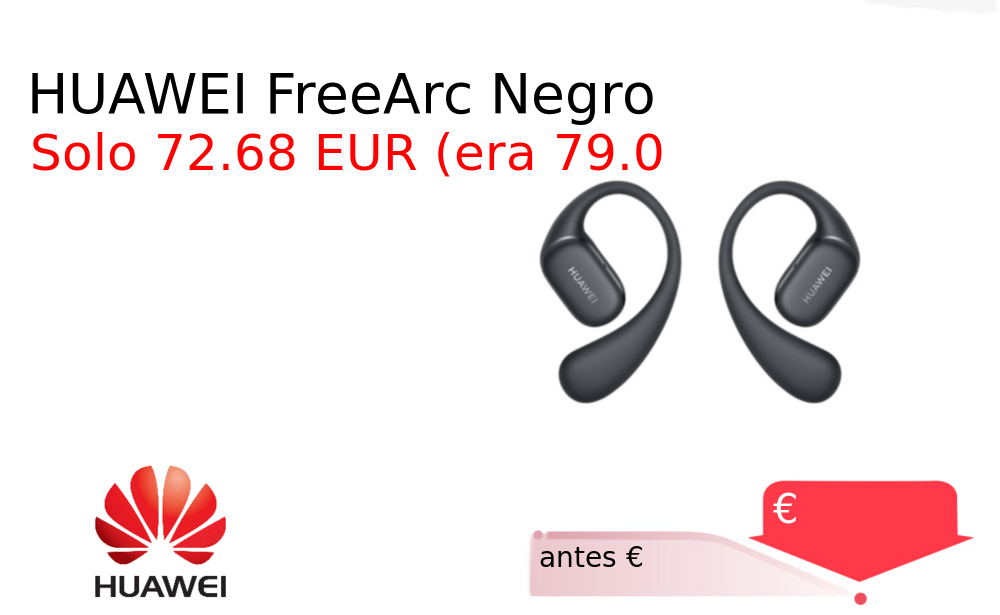 HUAWEI FreeArc Negro