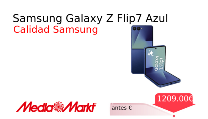 Samsung Galaxy Z Flip7 Azul