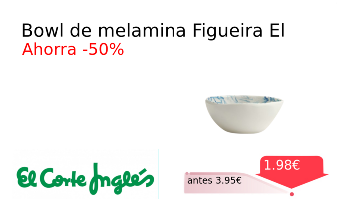 Bowl de melamina Figueira El