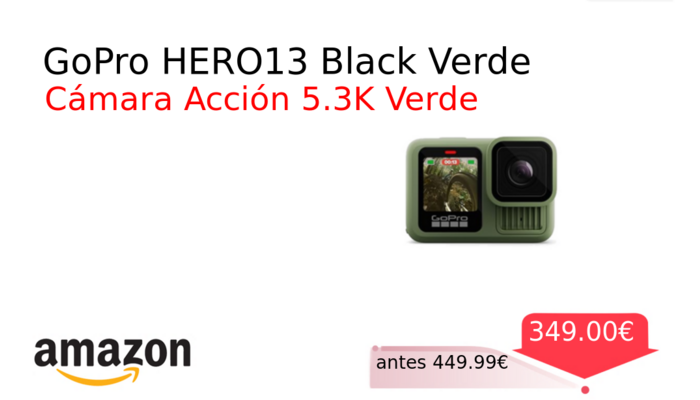 GoPro HERO13 Black Verde