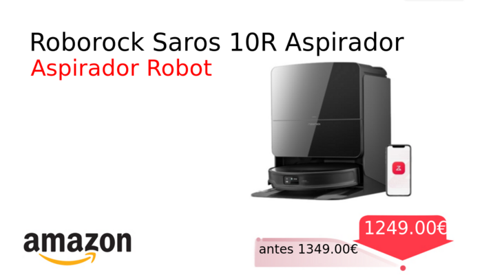 Roborock Saros 10R Aspirador