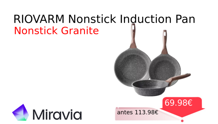 RIOVARM Nonstick Induction Pan