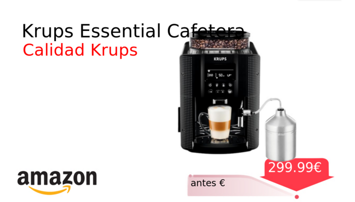Krups Essential Cafetera