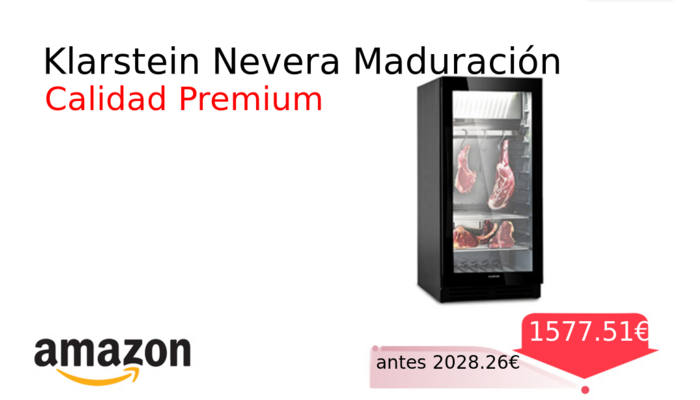 Klarstein Nevera Maduración