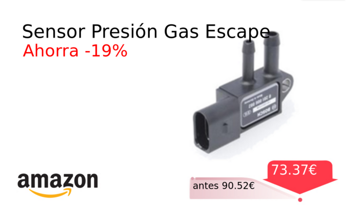 Sensor Presión Gas Escape