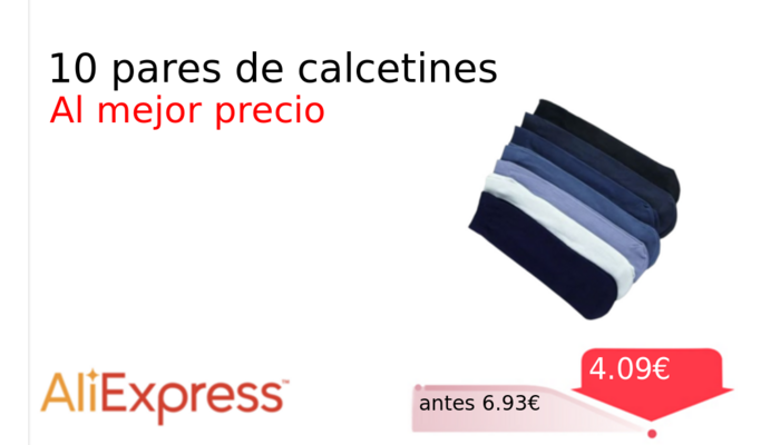 10 pares de calcetines