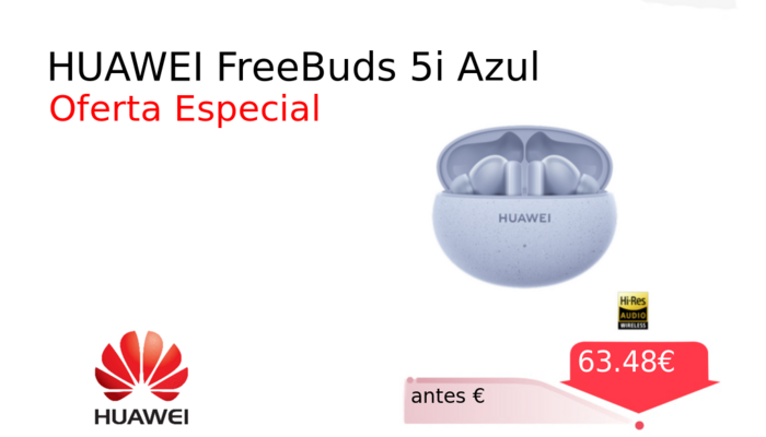 HUAWEI FreeBuds 5i Azul