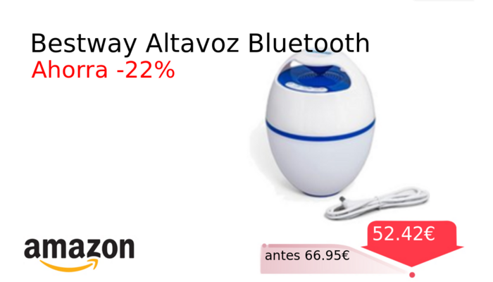 Bestway Altavoz Bluetooth