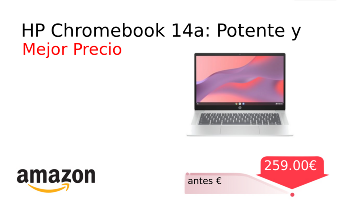 HP Chromebook 14a: Potente y