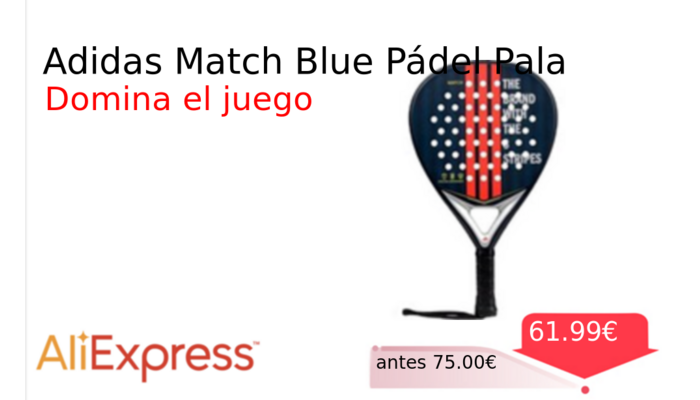 Adidas Match Blue Pádel Pala