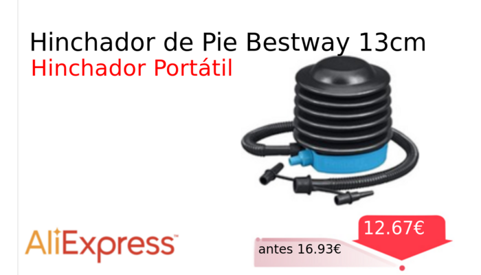 Hinchador de Pie Bestway 13cm