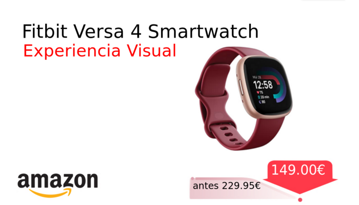 Fitbit Versa 4 Smartwatch