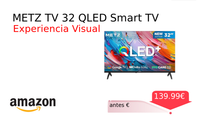 METZ TV 32 QLED Smart TV
