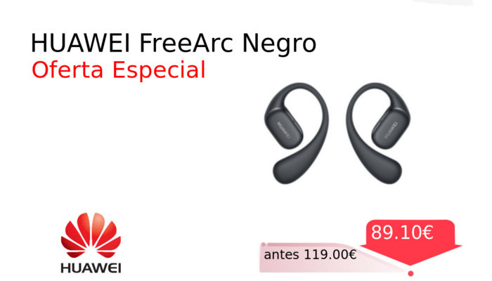 HUAWEI FreeArc Negro
