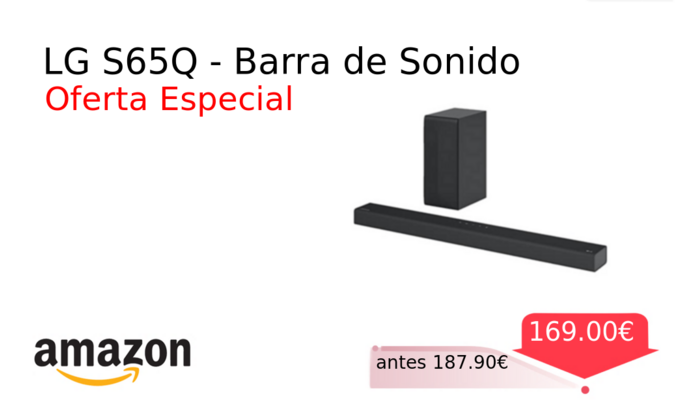LG S65Q - Barra de Sonido