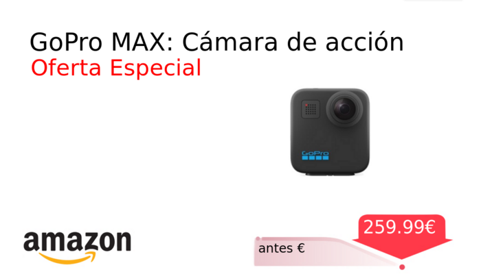 GoPro MAX: Cámara de acción