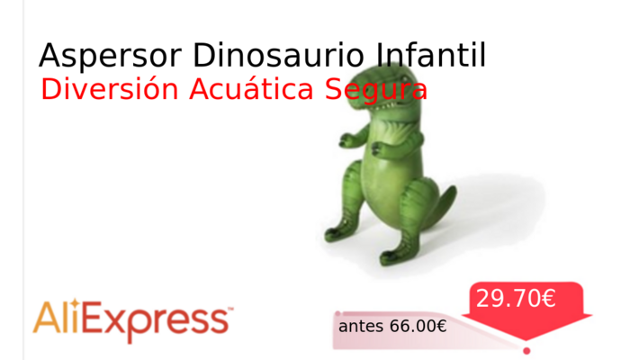 Aspersor Dinosaurio Infantil