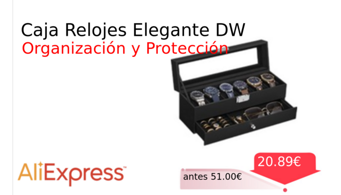 Caja Relojes Elegante DW