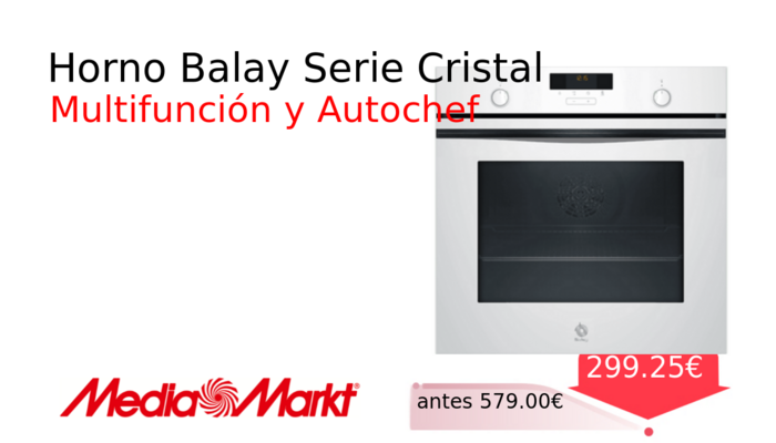 Horno Balay Serie Cristal