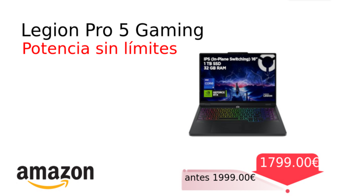 Legion Pro 5 Gaming