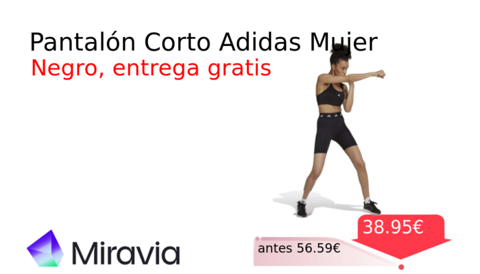 Pantalón Corto Adidas Mujer