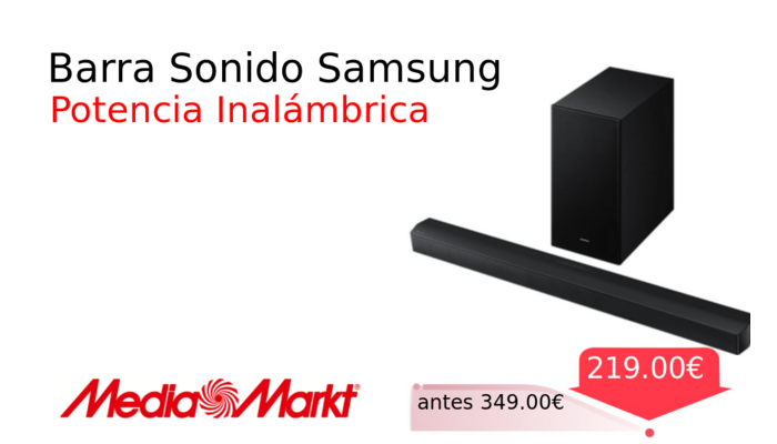 Barra Sonido Samsung